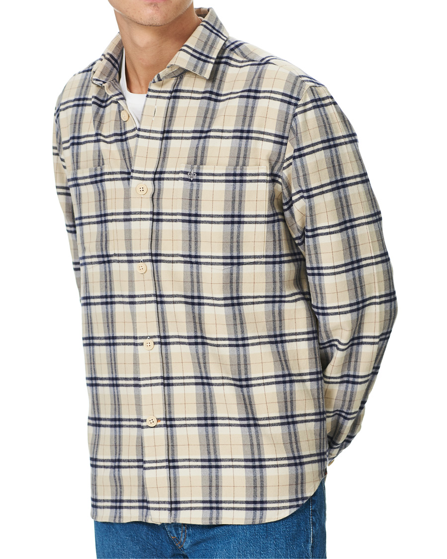 Men | Shirts | Morris | Holiday Brushed Cotton Overshirt Khaki