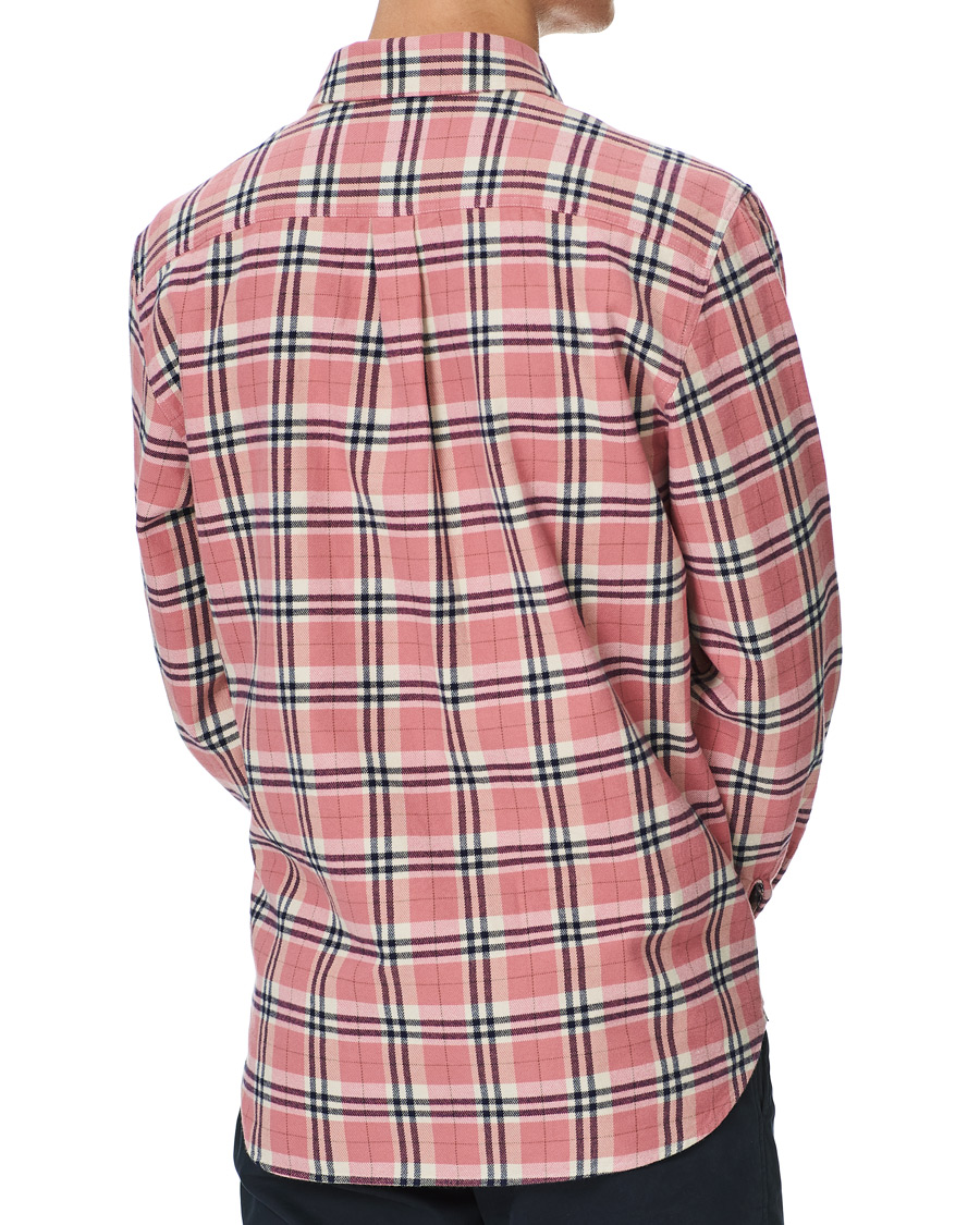 Men | Shirts | Morris | Holiday Brushed Cotton Overshirt Pink
