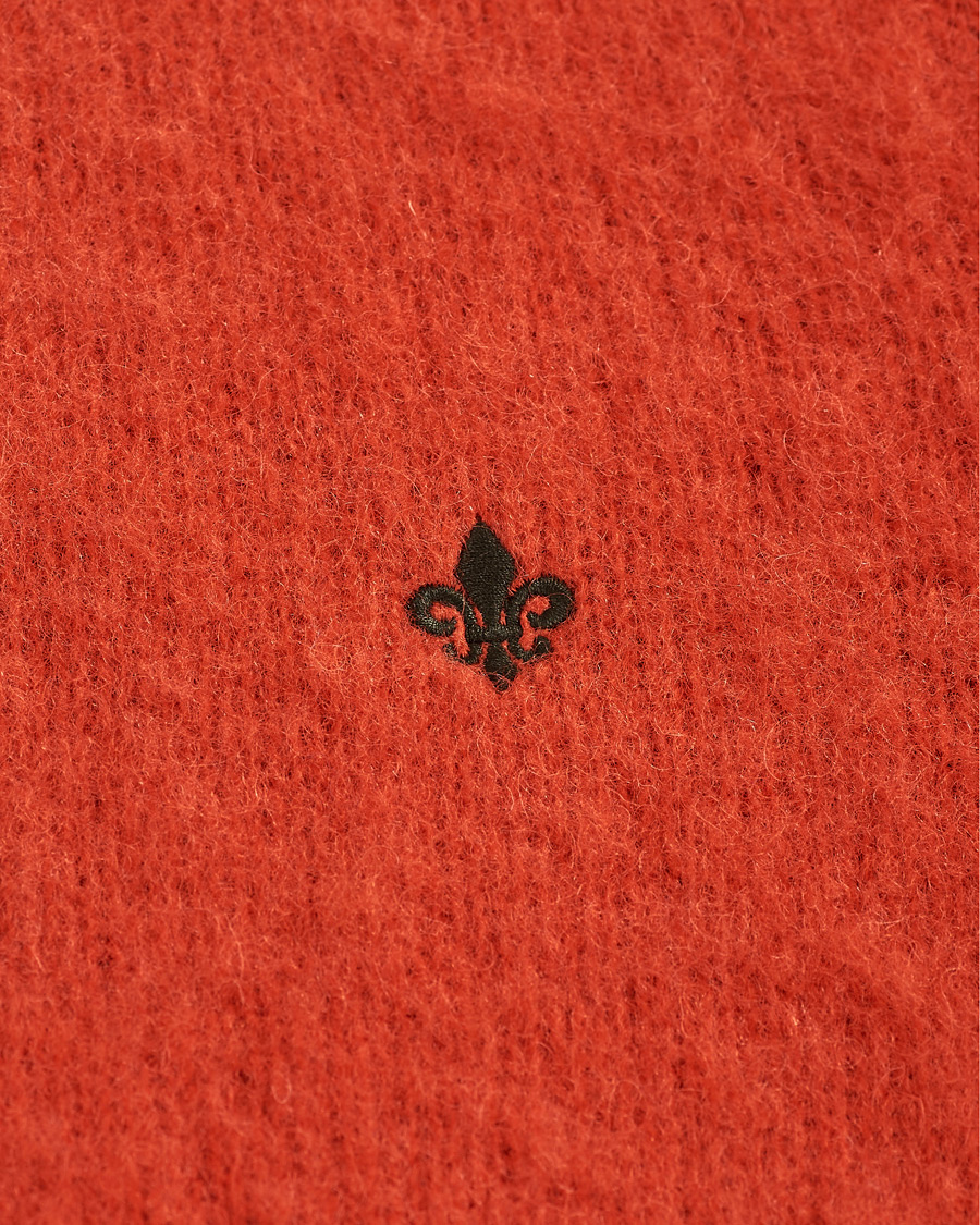Men | Sweaters & Knitwear | Morris | Warren Knitted Wool Crew Neck Orange