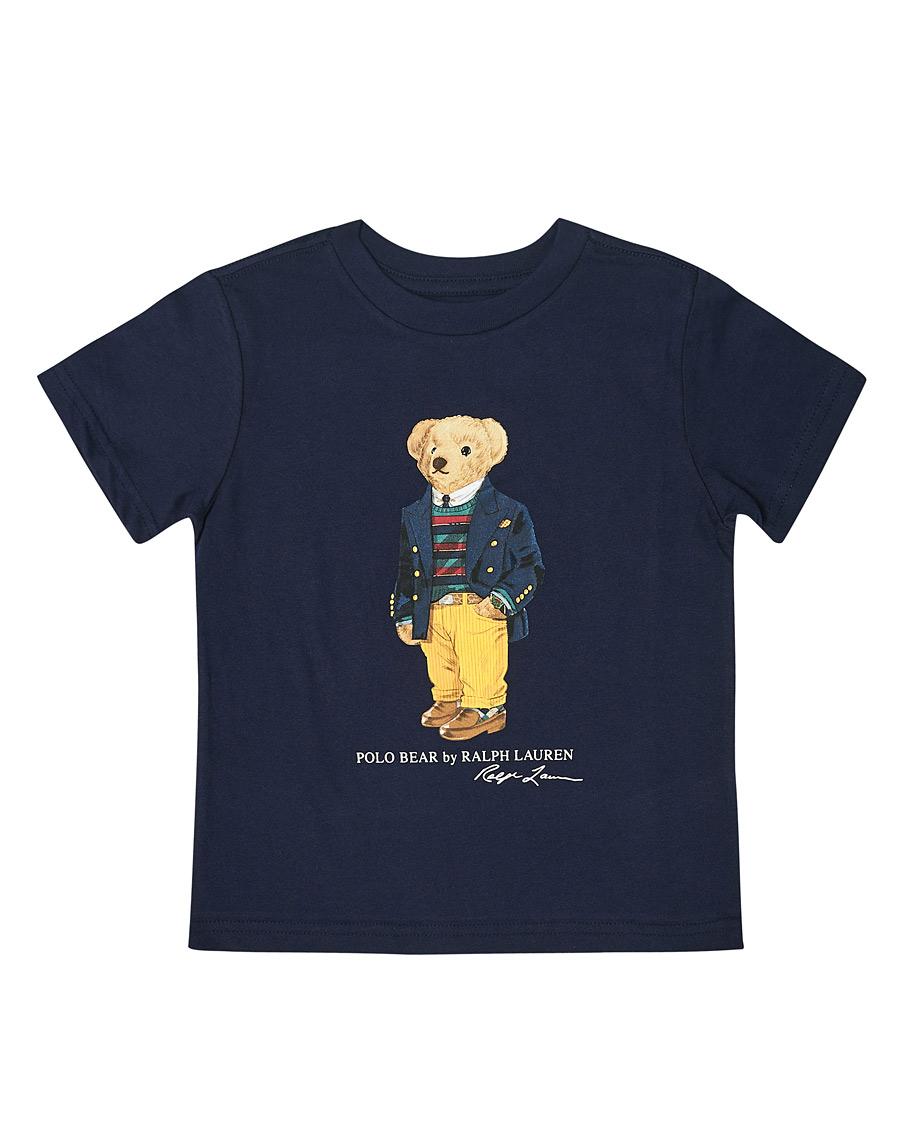 Men | T-Shirts | Polo Ralph Lauren | Printed Bear Crew Neck Kids Tee Cruise Navy