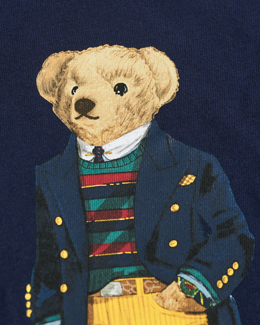 Men | T-Shirts | Polo Ralph Lauren | Printed Bear Crew Neck Kids Tee Cruise Navy