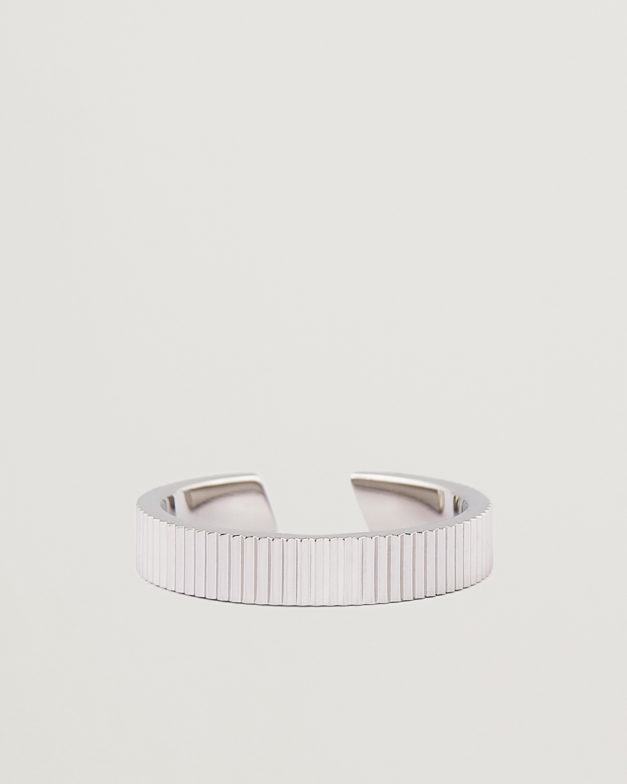 Men | Jewellery | Skultuna | Ribbed Ring Steel