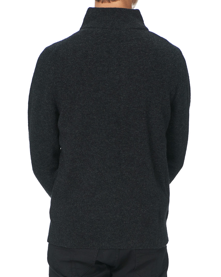 Men | Sweaters & Knitwear | Filippa K | Andrew Yak Sweater Charcoal Melange