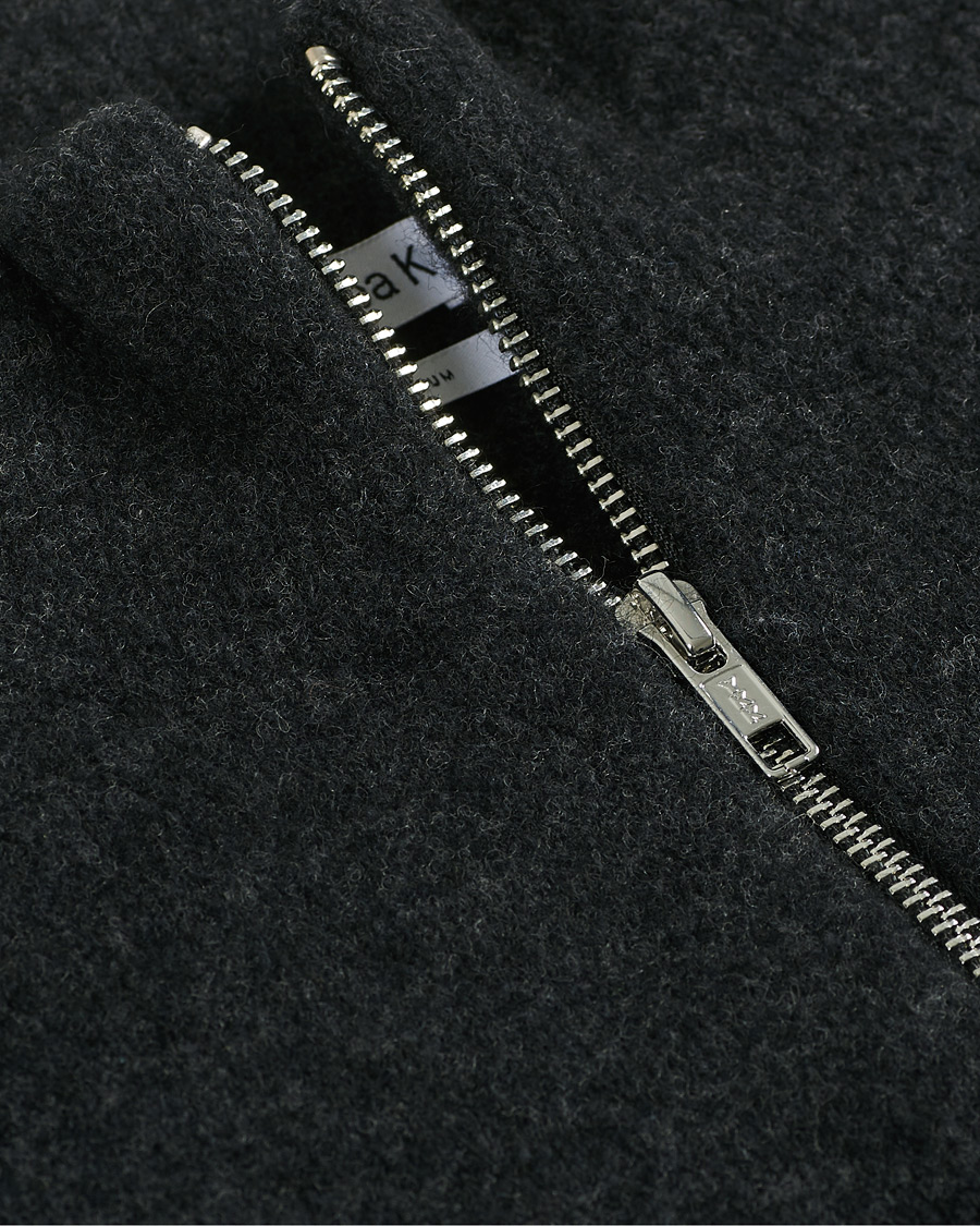 Men | Sweaters & Knitwear | Filippa K | Andrew Yak Sweater Charcoal Melange