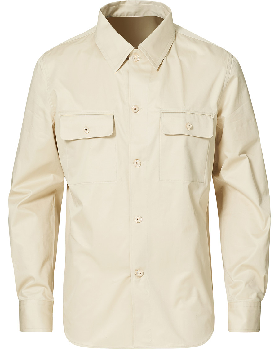 Men | Shirts | Filippa K | Oscar Cotton Shirt Soft Beige