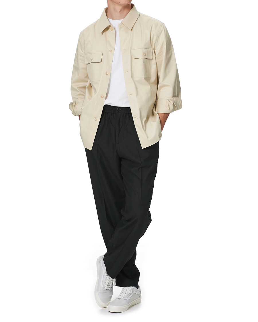 Men | Shirts | Filippa K | Oscar Cotton Shirt Soft Beige
