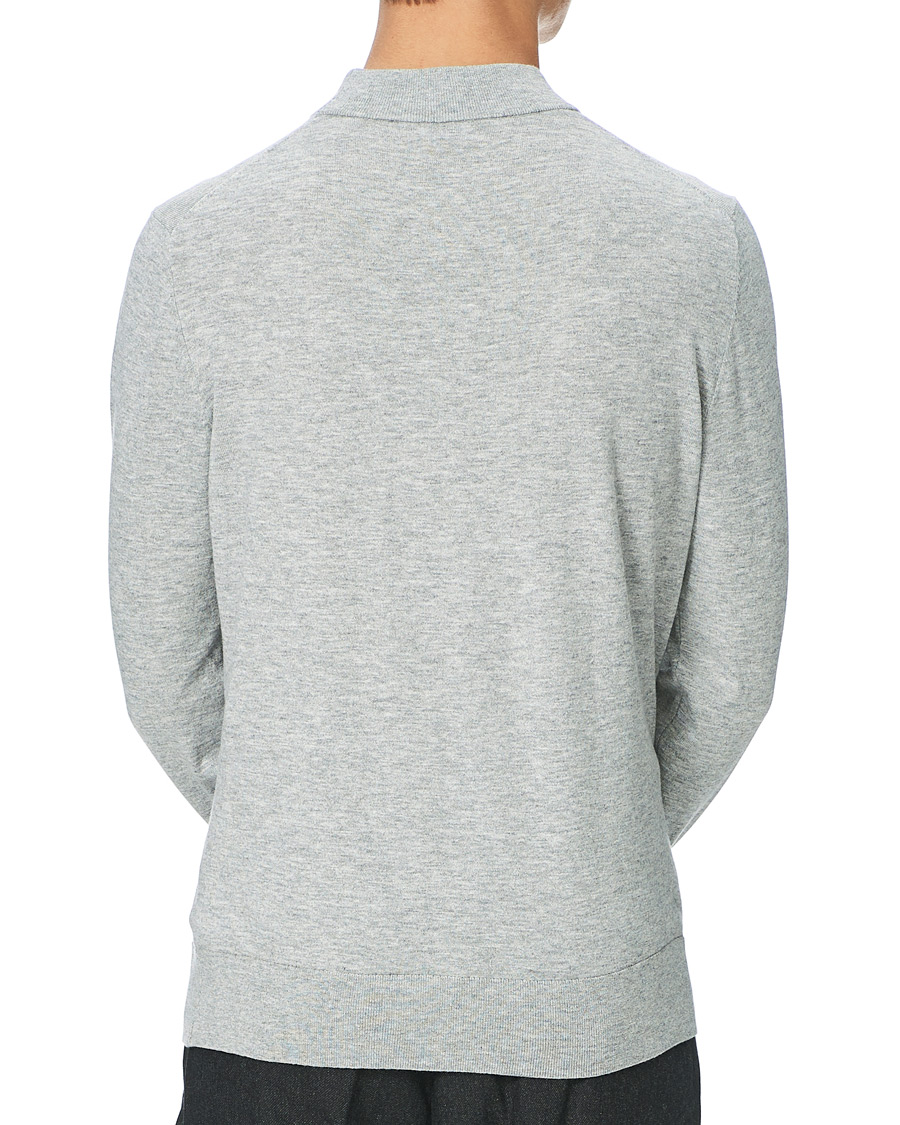 Men | Sweaters & Knitwear | Filippa K | Eli Sweater Light Grey Melange