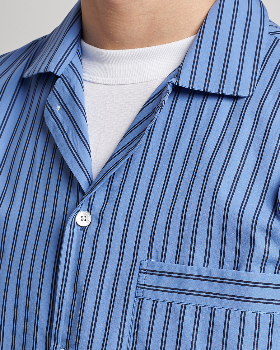 Men | Tekla Poplin Pyjama Shirt Boro Stripes | Tekla | Poplin Pyjama Shirt Boro Stripes