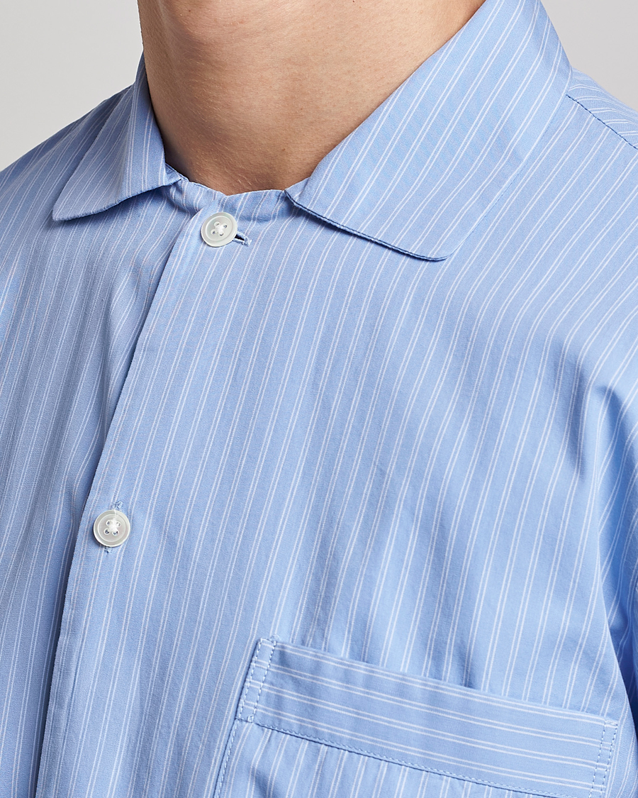 Men | Pyjamas & Robes | Tekla | Poplin Pyjama Shirt Pin Stripes