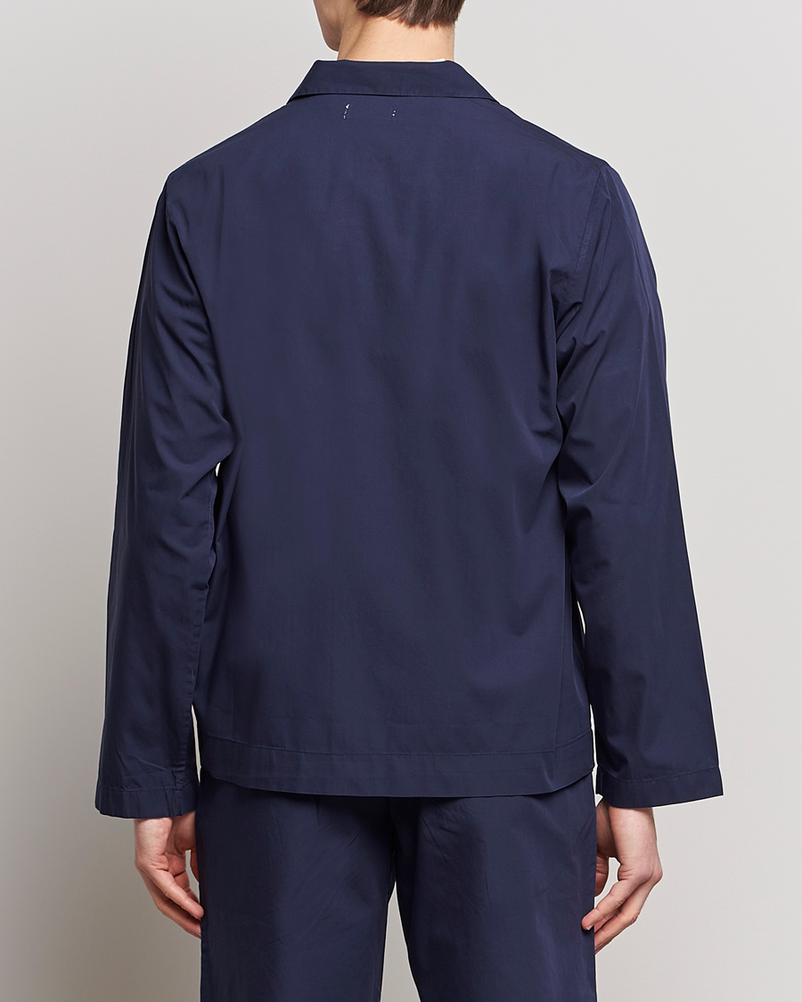 Men | Pyjamas & Robes | Tekla | Poplin Pyjama Shirt True Navy