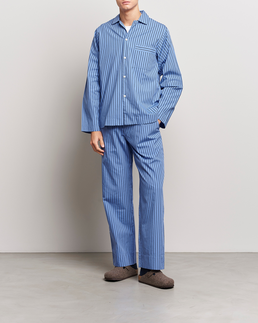 Men | Pyjamas & Robes | Tekla | Poplin Pyjama Pants Boro Stripes