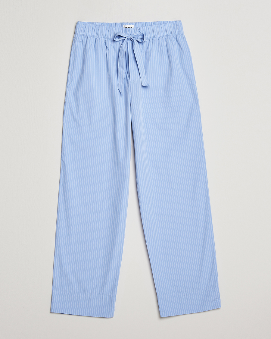 Men | Pyjamas & Robes | Tekla | Poplin Pyjama Pants Pin Stripes