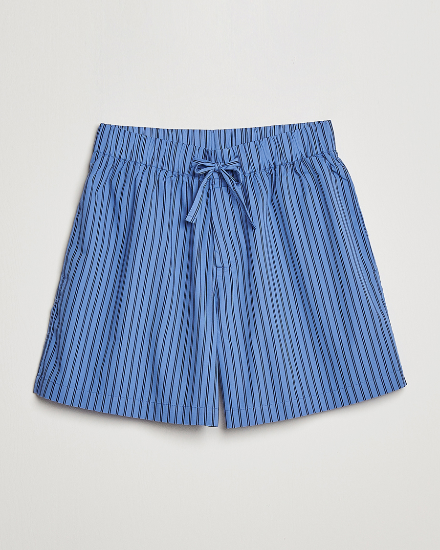 Men | Pyjamas & Robes | Tekla | Poplin Pyjama Shorts Boro Stripes