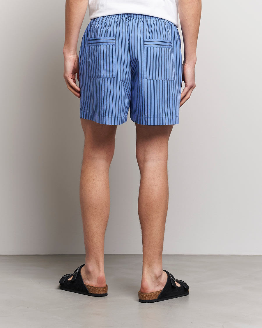 Men | Pyjamas & Robes | Tekla | Poplin Pyjama Shorts Boro Stripes