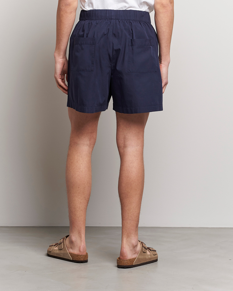 Men | Pyjamas & Robes | Tekla | Poplin Pyjama Shorts True Navy