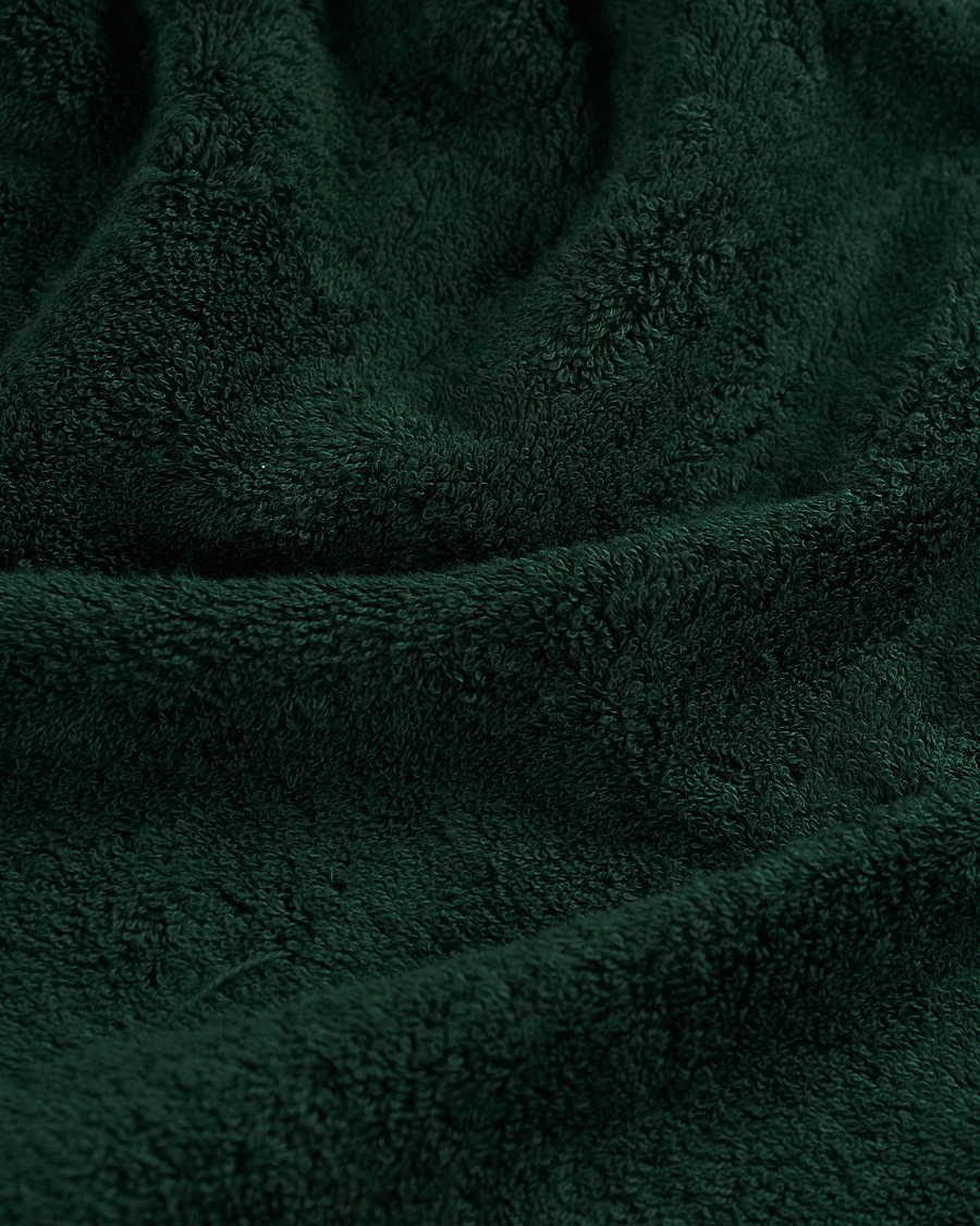 Men | Fabrics | Tekla | Organic Terry Hand Towel Forest Green