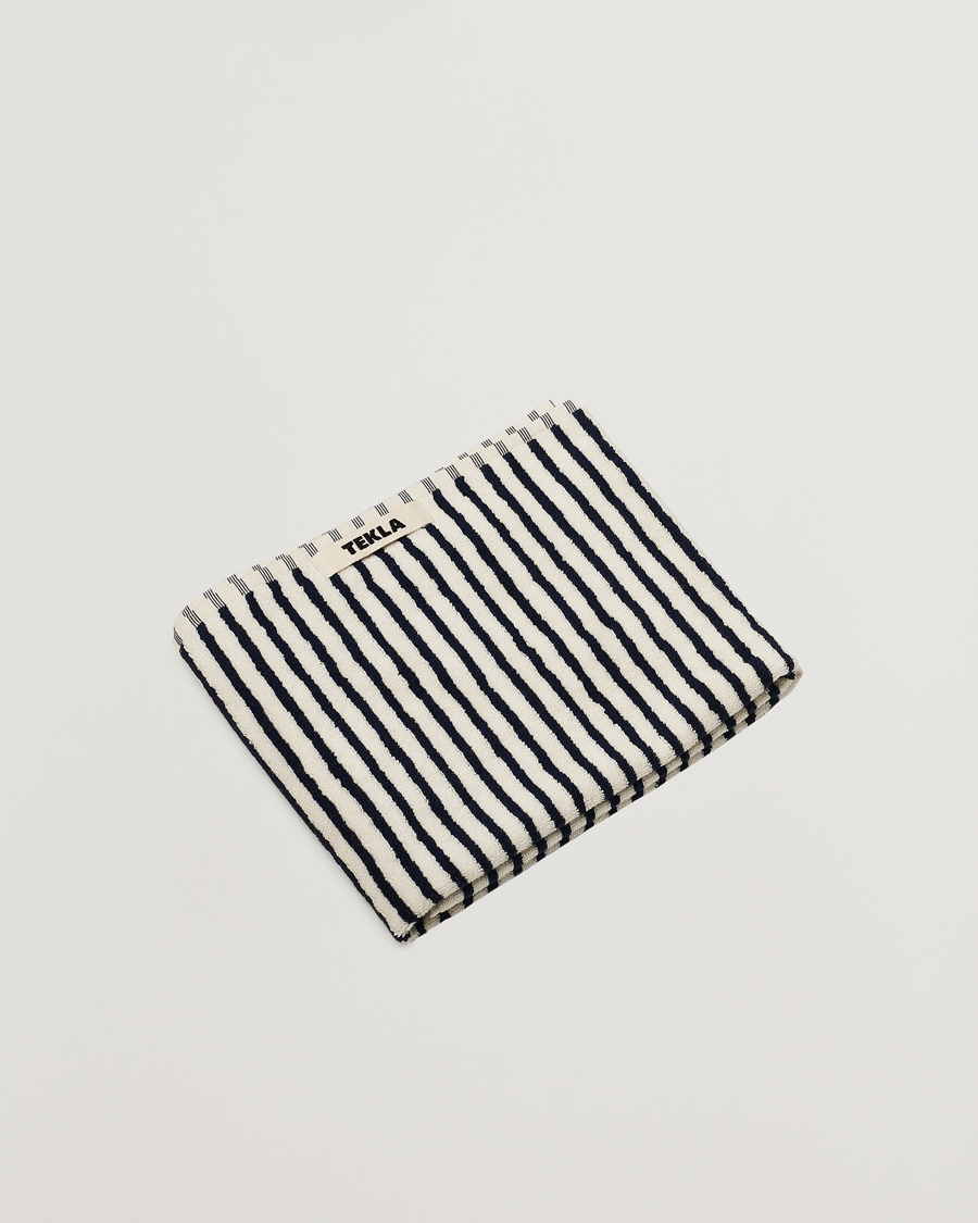 Men | Fabrics | Tekla | Organic Terry Hand Towel Sailor Stripes