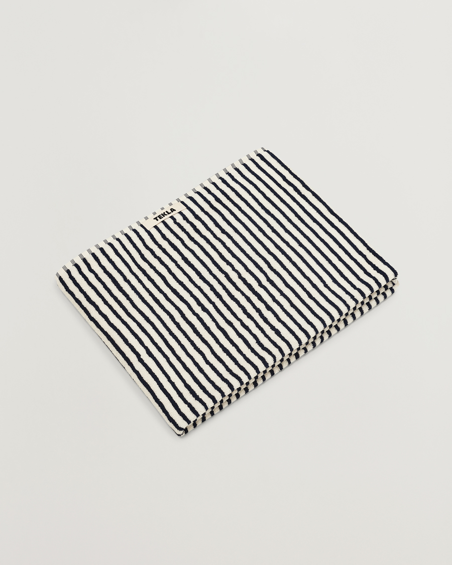 Men | Fabrics | Tekla | Organic Terry Bath Towel Sailor Stripes
