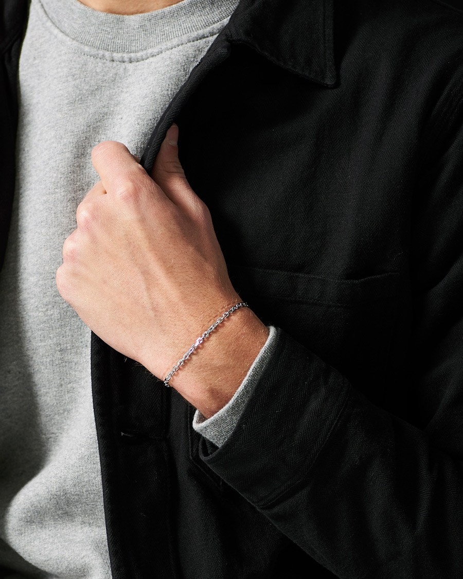 Men | Jewellery | Tom Wood | Anker Chain Bracelet Silver