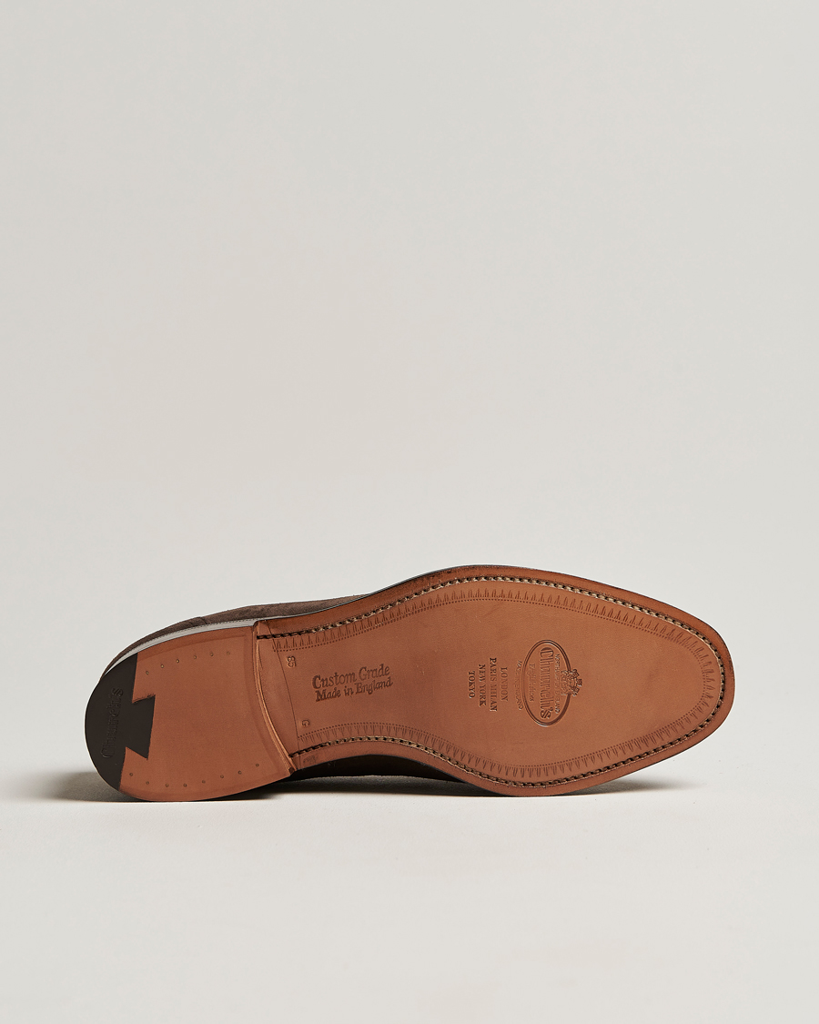 Men | Loafers | Church's | Kingsley Suede Tassel Loafer Brown