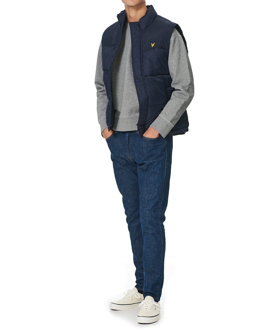 Men | Coats & Jackets | Lyle & Scott | Wadded Gilet Vest Dark Navy