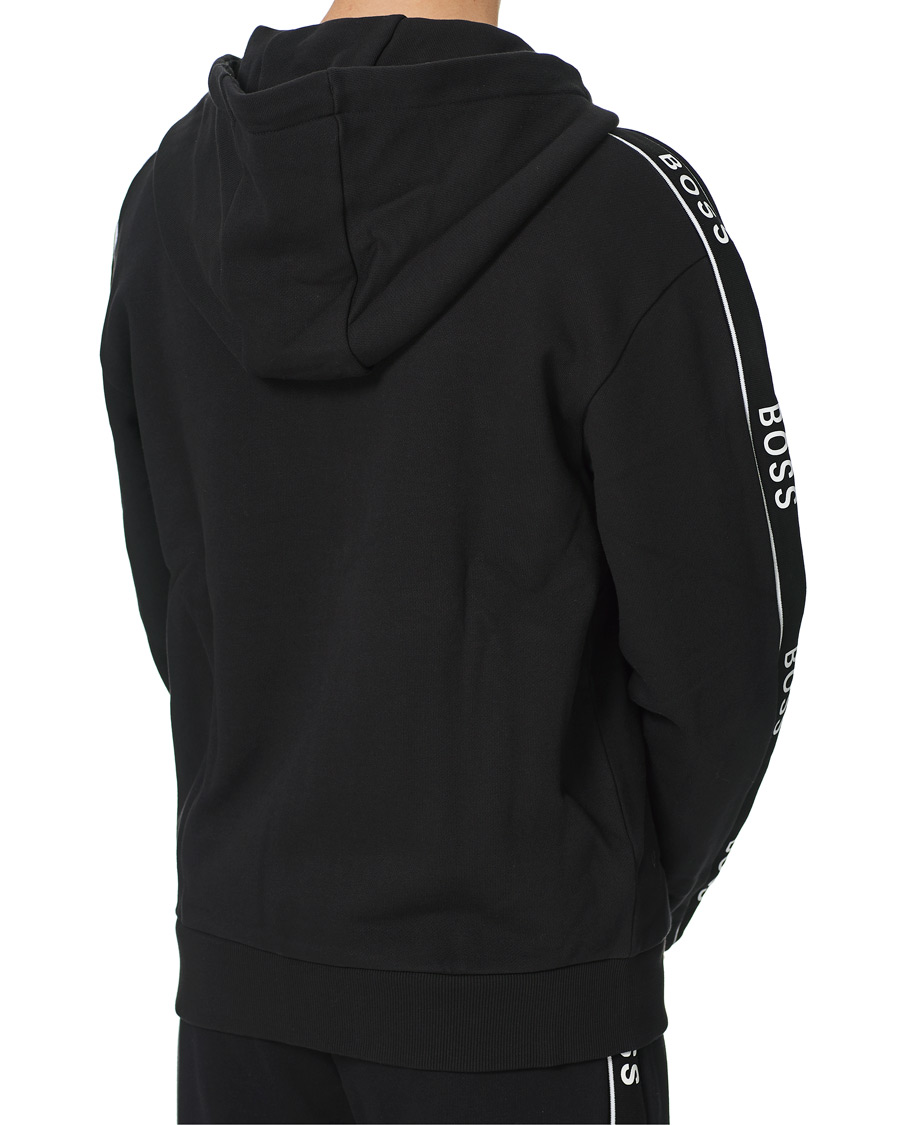 Men | Sweaters & Knitwear | BOSS BLACK | BOSS Seeger Unwrapped Full Zip Hoodie Black