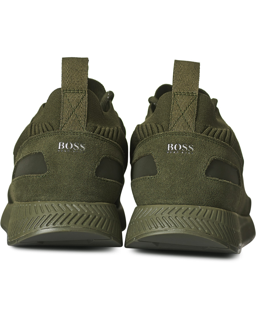 Men | BOSS Titanium Running Sneaker Dark Green | BOSS BLACK | BOSS Titanium Running Sneaker Dark Green
