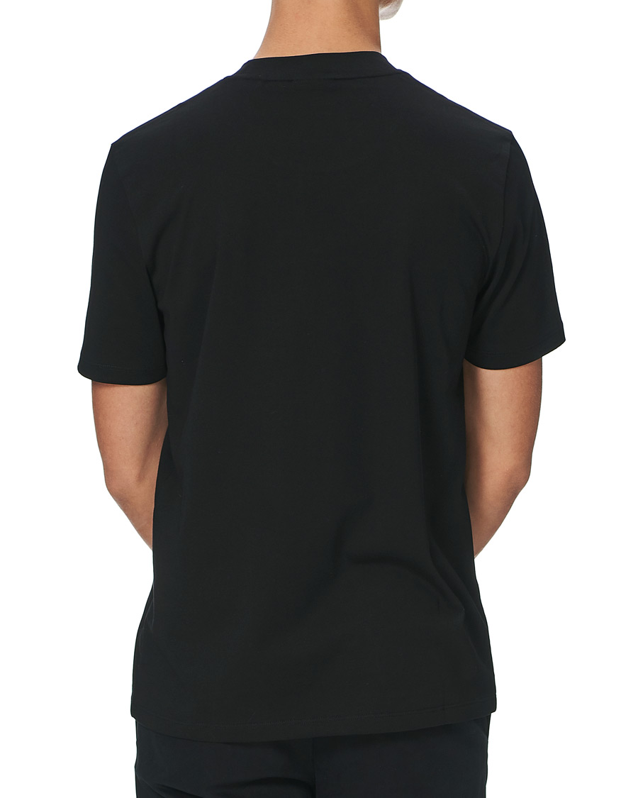 Men | T-Shirts | HUGO | Denghis Glossy Logo Crew Neck Tee Black