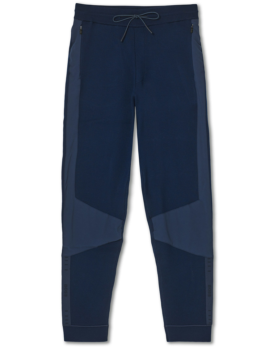 Men | Trousers | BOSS GREEN | BOSS Athleisure Tomoa Sweatpants Navy