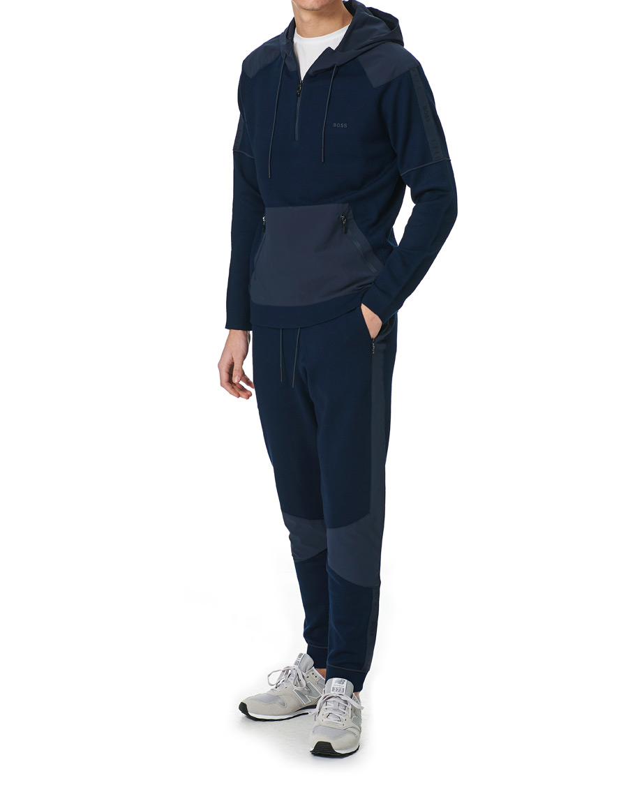 Men | Trousers | BOSS GREEN | BOSS Athleisure Tomoa Sweatpants Navy
