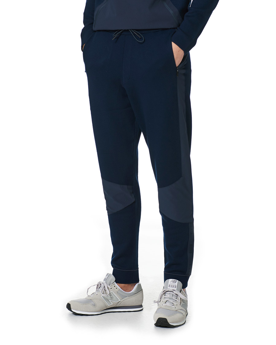Men | Trousers | BOSS GREEN | BOSS Athleisure Tomoa Sweatpants Navy