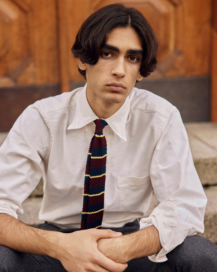 Men | Shirts | Drake's | Button Down Oxford Shirt Cream