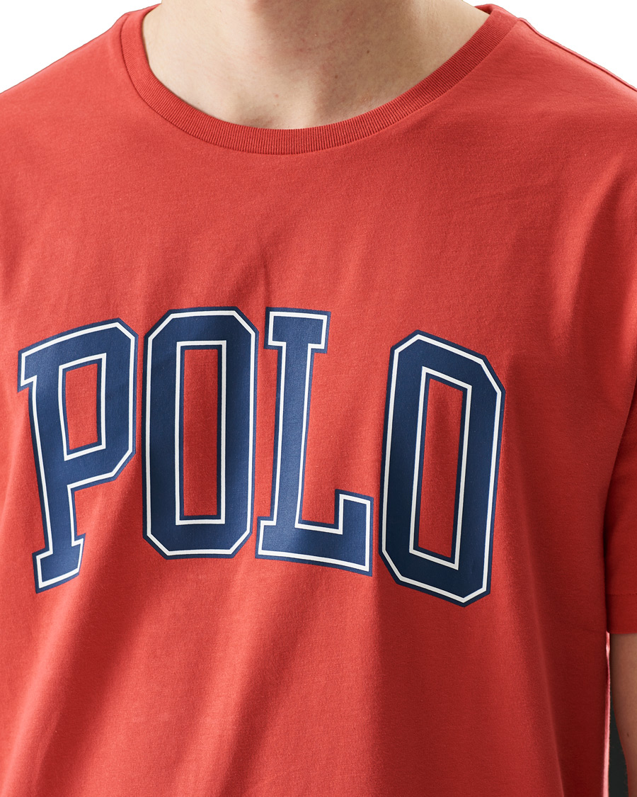 Men | T-Shirts | Polo Ralph Lauren | Logo Crew Neck Tee Starboard Red