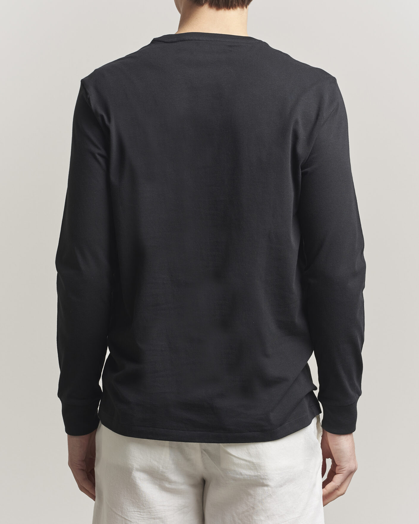 Men | T-Shirts | Polo Ralph Lauren | Long Sleeve Crew Neck Tee Polo Black