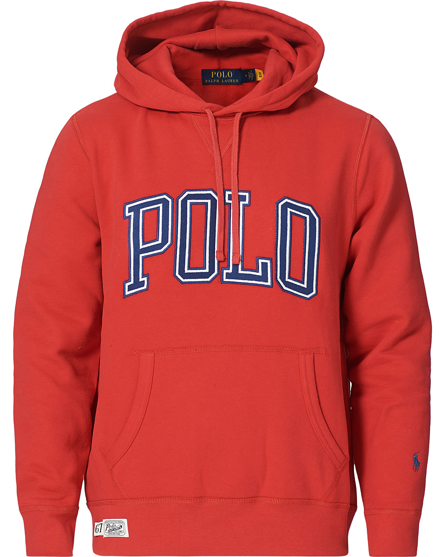 Men | Sweaters & Knitwear | Polo Ralph Lauren | Logo Hoodie Starboard Red