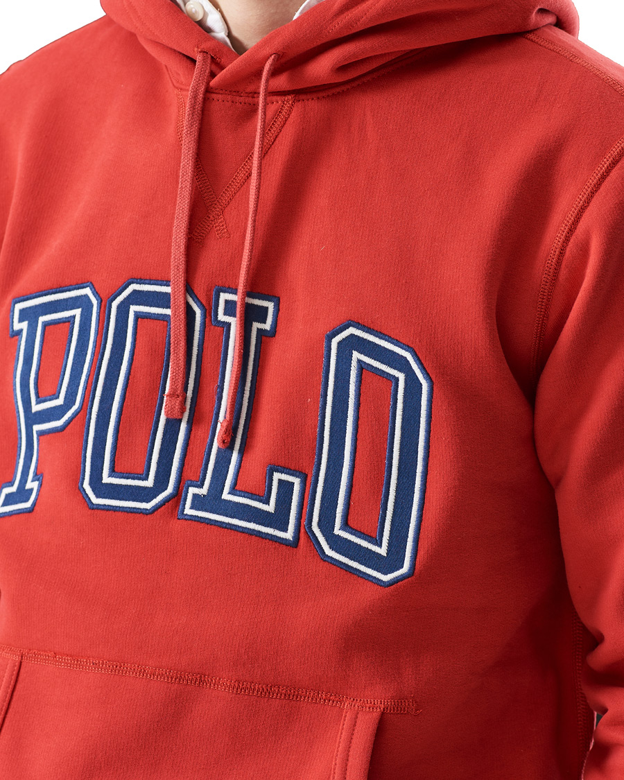Men | Sweaters & Knitwear | Polo Ralph Lauren | Logo Hoodie Starboard Red