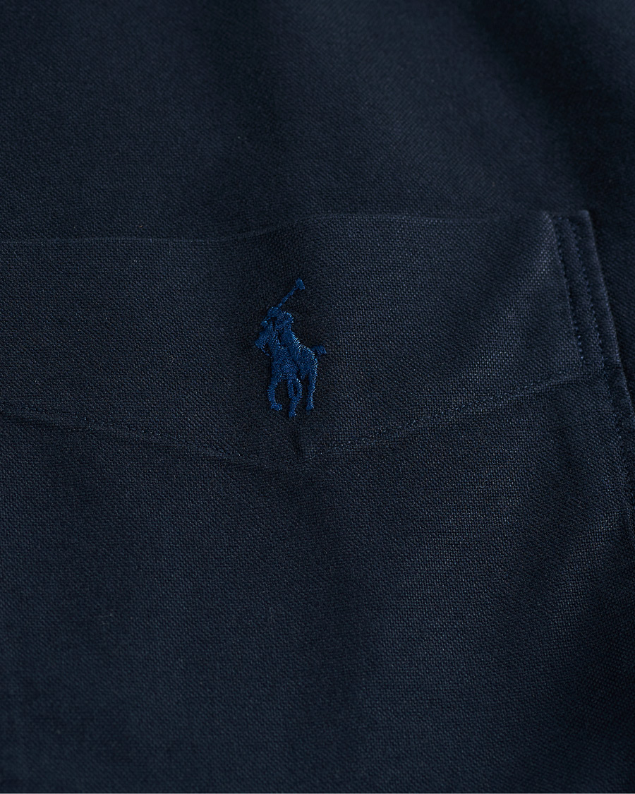 Men | Shirts | Polo Ralph Lauren | Garment Dyed Oxford Full-Zip Overshirt RL Navy