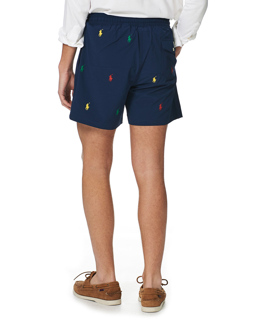 Men | Swimwear | Polo Ralph Lauren | Traveller Printer Pony Swim Shorts Newport Navy
