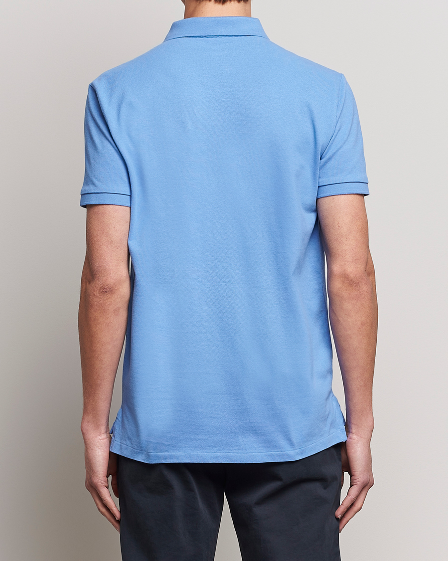 Men | Polo Shirts | Polo Ralph Lauren | Custom Slim Fit Polo Harbour Island Blue