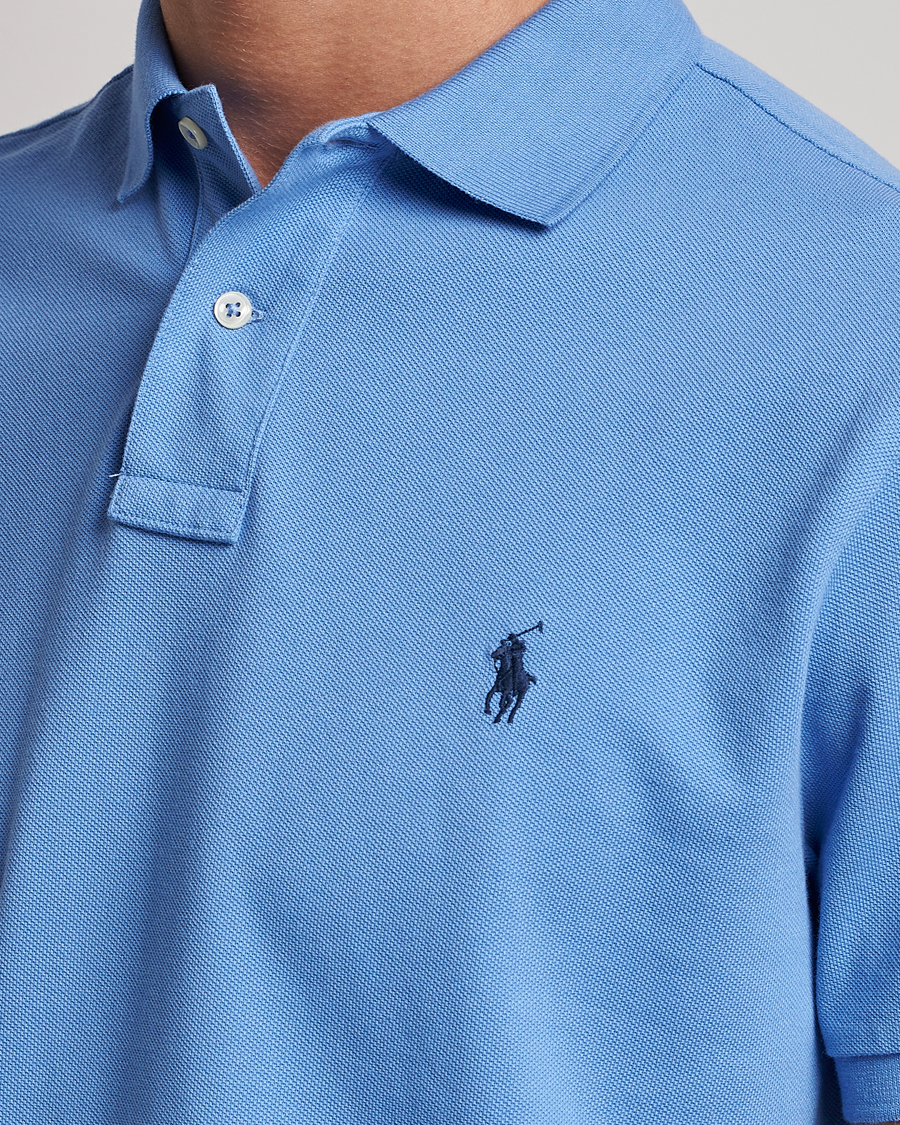 Men | Polo Shirts | Polo Ralph Lauren | Custom Slim Fit Polo Harbour Island Blue
