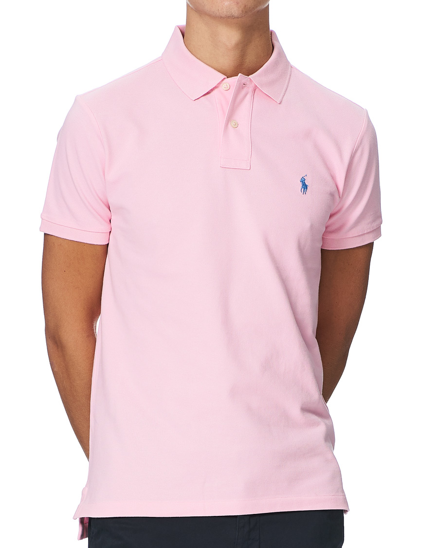 Men | Polo Shirts | Polo Ralph Lauren | Custom Slim Fit Polo Carmel Pink