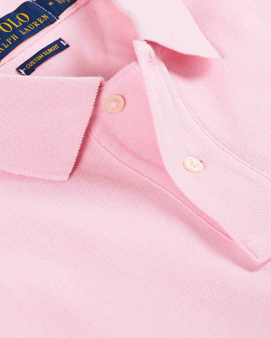 Men | Polo Shirts | Polo Ralph Lauren | Custom Slim Fit Polo Carmel Pink