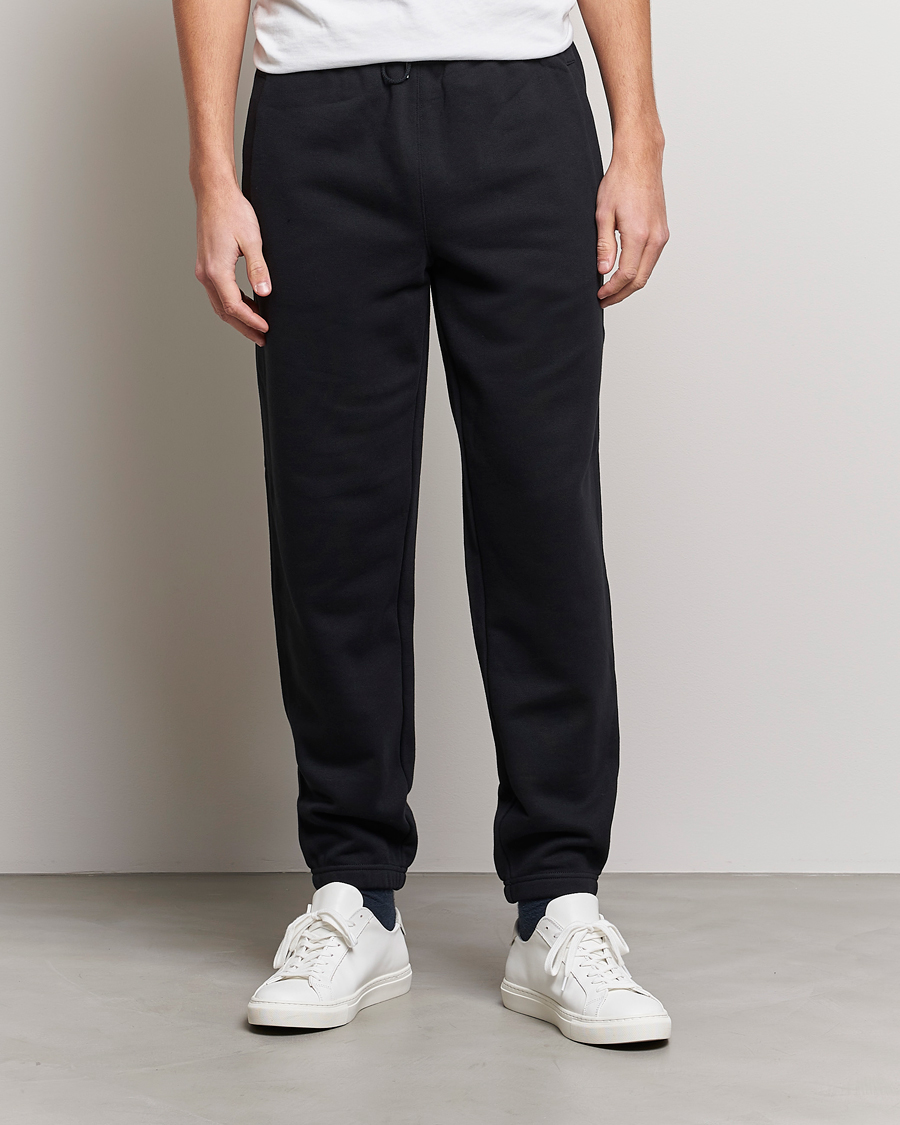 Men | Trousers | Fred Perry | Loopback Sweatpants Black