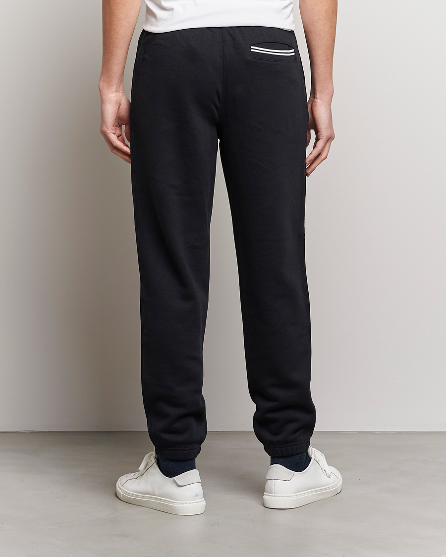 Men | Trousers | Fred Perry | Loopback Sweatpants Black