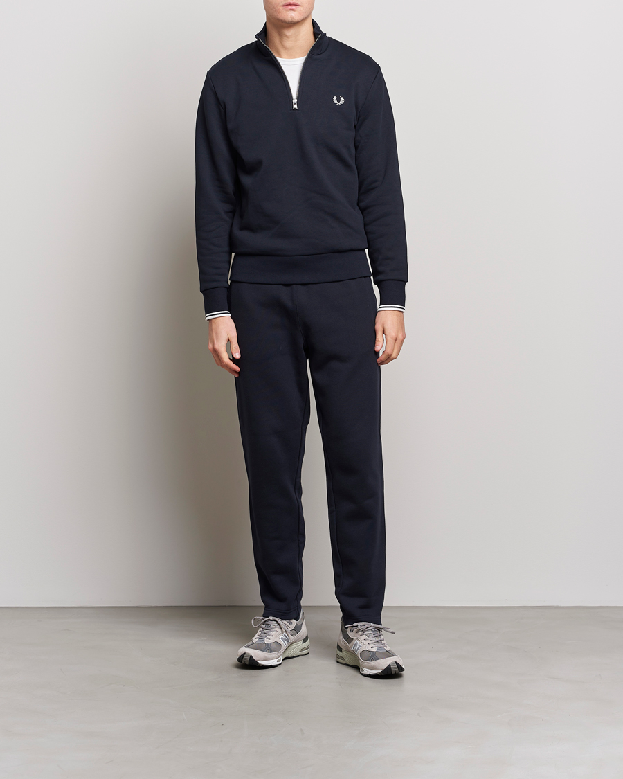 Men | Trousers | Fred Perry | Loopback Sweatpants Navy