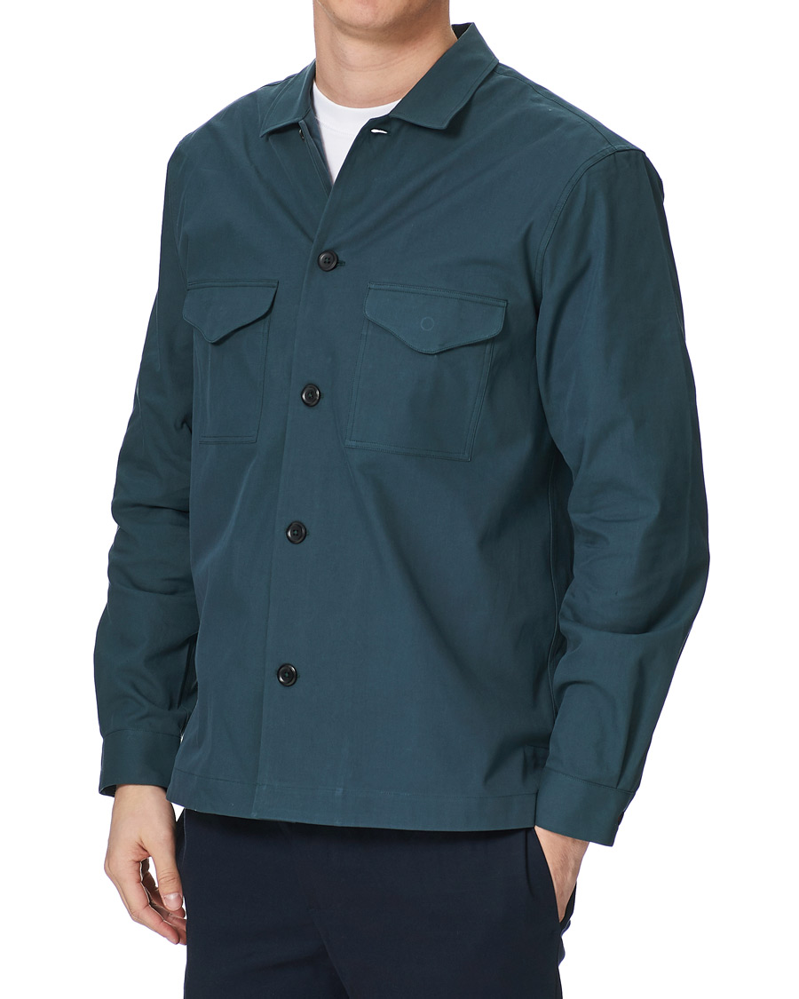 Men | Shirts | Paul Smith | Organic Cotton Overshirt Green