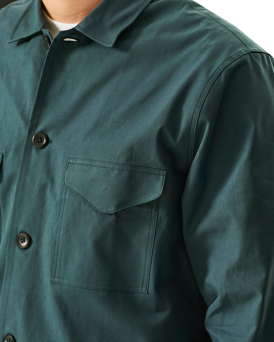 Men | Shirts | Paul Smith | Organic Cotton Overshirt Green