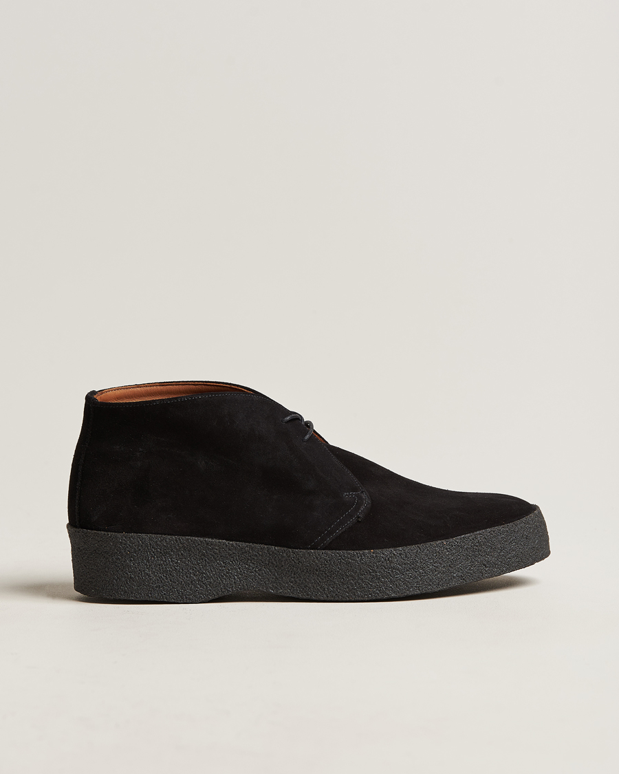 Men | Boots | Sanders | Joel Chukka Boot Black Suede