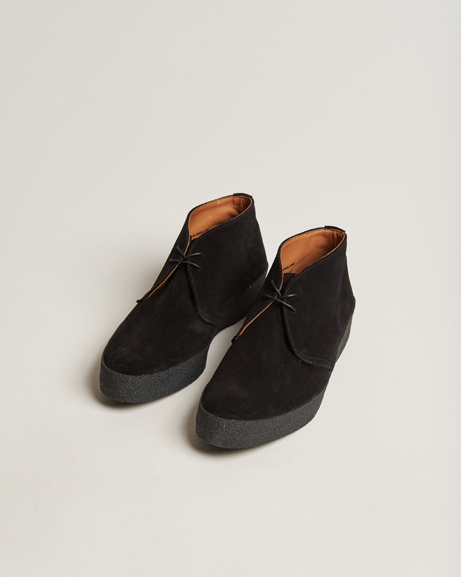 Men | Boots | Sanders | Joel Chukka Boot Black Suede