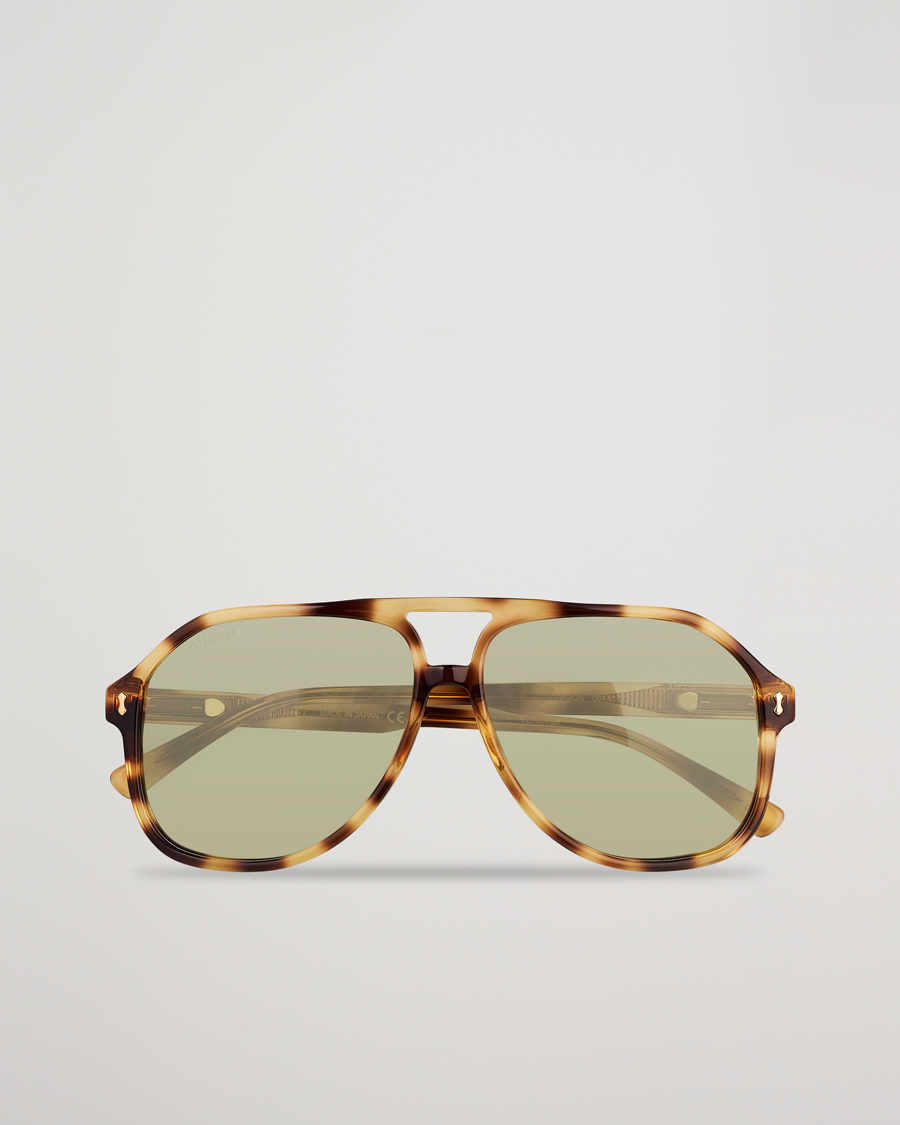 Men | Gucci GG1042S Sunglasses Havana Green | Gucci | GG1042S Sunglasses Havana Green